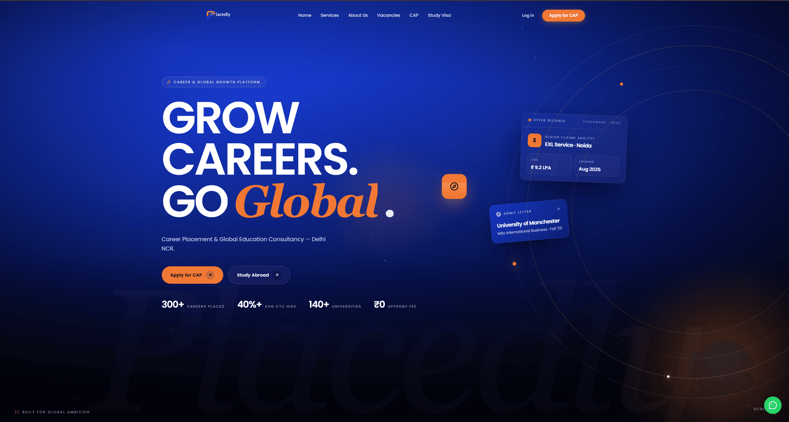Placedly — hero product screenshot